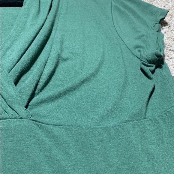 Olive Women’s Short Sleeve Blouse - Picture 2 of 3